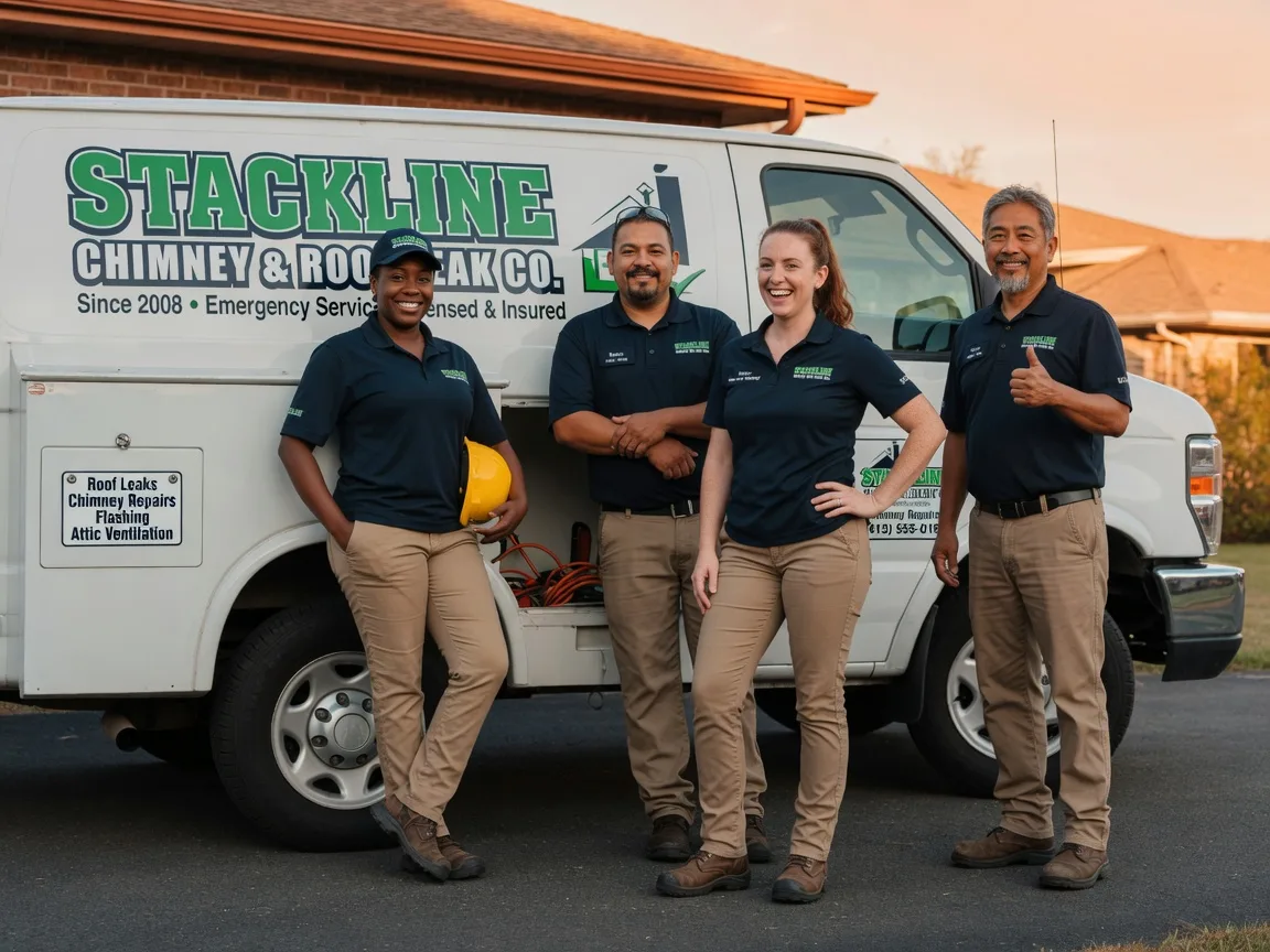 Chimney flashing repair company in Hydesville, CA